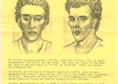 Composite sketch bulletin from Linda O'Keefe case