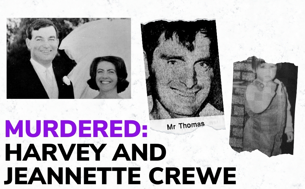 MURDERED: Harvey and Jeannette Crewe