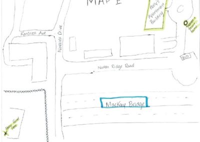 Map E - Holly Bartlett case