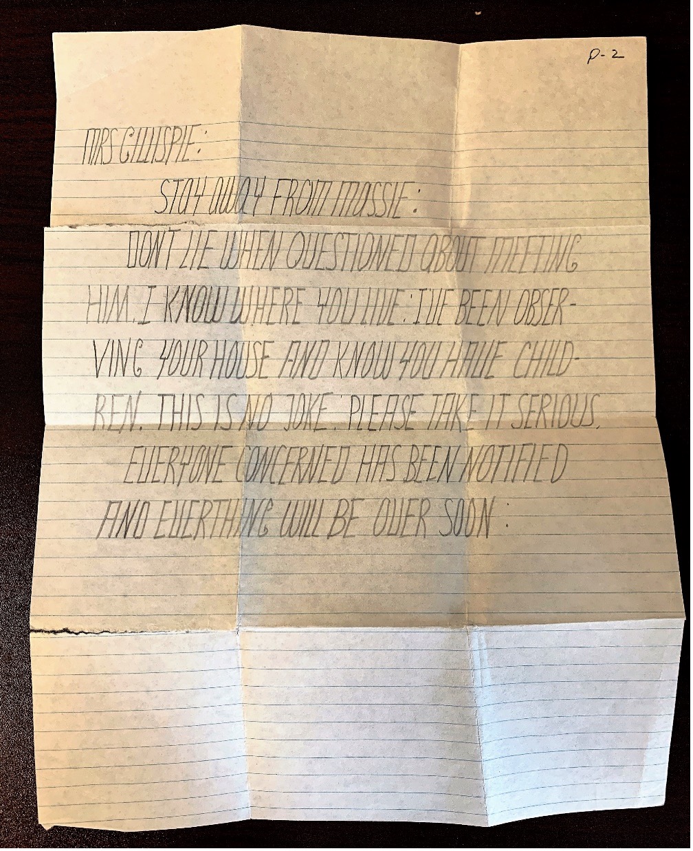 INFAMOUS Circleville Letters Crime Junkie Podcast