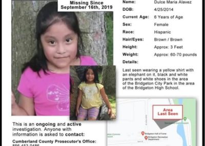 missing reward flyer for Dulce Maria Alavez