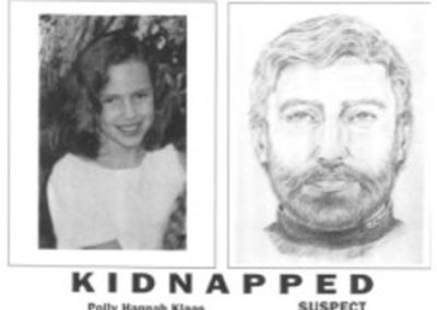 Polly Klaas reward poster with kidnapper sketch