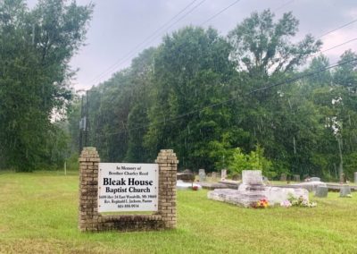 The Jackson family church, where Leola’s cousin and Wilkinson County Sheriff Reginald Jackson is now the pastor