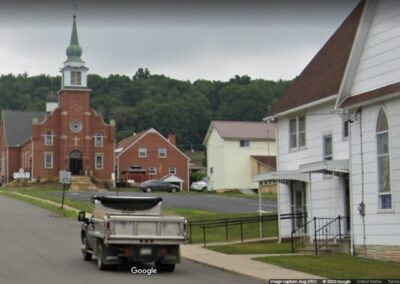 The land Joey’s house used to stand on is a church parking lot now.