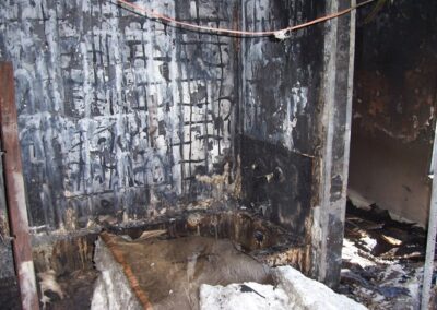 One of the fires set in Joey’s house originated in her bathroom.