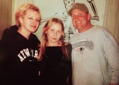 Shawn and Amy with their daughter Natalia