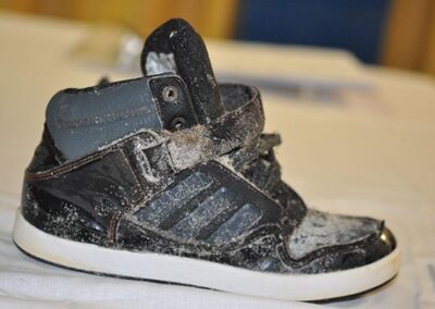 Franchesca’s sneaker was found in the water near Corson’s Inlet State Park.