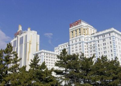 The Resorts Casino Hotel towers.