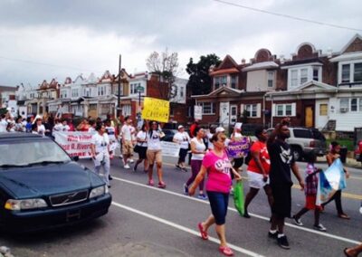 Team Cheka at the third annual Peace Walk in Philadelphia in 2014.