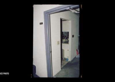 The doorway into Lisa’s apartment.