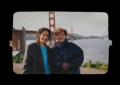 Lisa (left) and her mother, Helen (right).