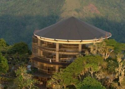 John and Ann Bender’s house on their Costa Rican estate, Boracayan.