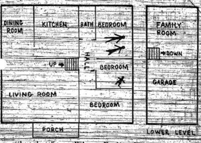 The layout of the Bricca family home.