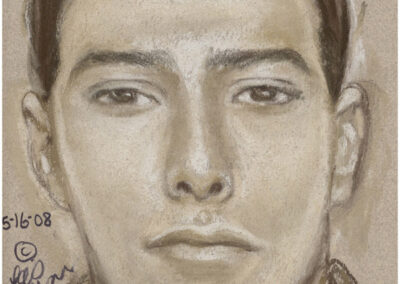 A composite sketch of a suspect released by investigators in 2008.