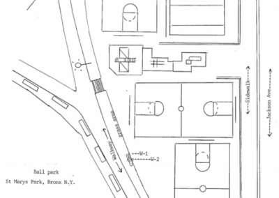 A crime scene diagram.