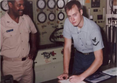 Tim in the Navy.