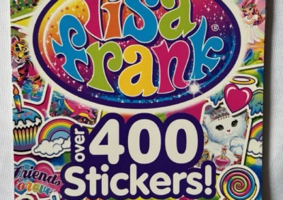Lisa Frank sticker page.