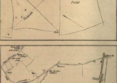 Maps of where Mary’s body was found.