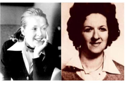 Jeannette Bishop May and Gabriella Guerin.