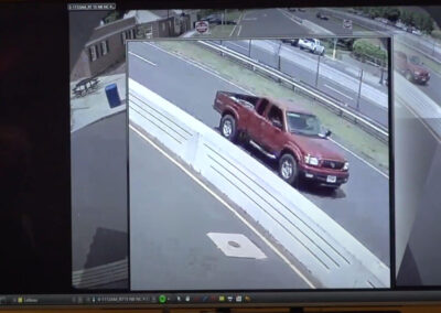 Footage of Fotis in Pawel’s Tacoma.