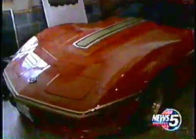 The Markley’s Corvette.