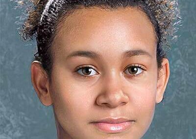 Sidney age-progressed to 20 years old.