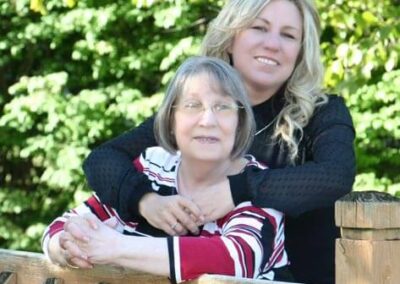 Vicki and Jessica Lancaster.