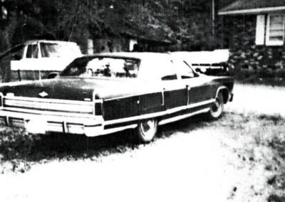 Linda’s 1977 Blue Lincoln.