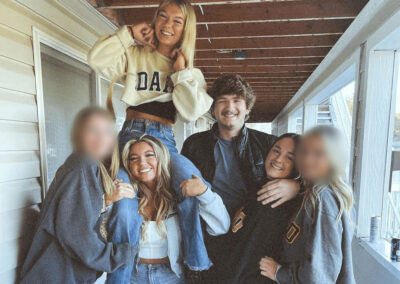 From bottom left to right: Kaylee Goncalves, Maddie Mogen, Ethan Chapin, Xana Kernodle