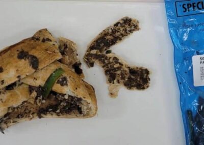 A beef Wellington prepared by Erin.