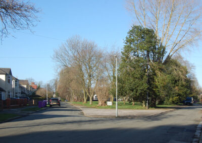 garden and cross streets