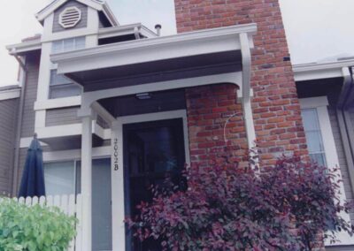 The exterior of Al’s townhome.