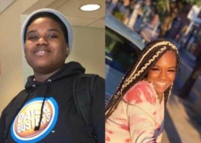 From right to left: Destiny Jackson and Nazirah Muhammad.