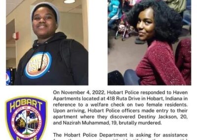 Information and reward flyer for Destiny and Nazirah.