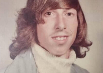 Donald Sherman in his senior year at McCluer High School in Missouri, 1975.