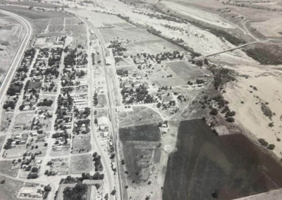 An aerial photo of San Miguel.