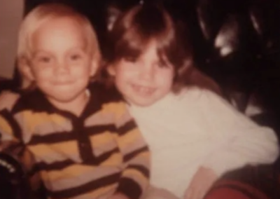 Carmen Van Huss and her younger brother Jimmy