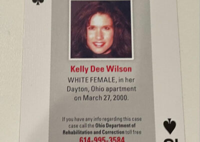 Kelly Dee Wilson’s cold case playing card