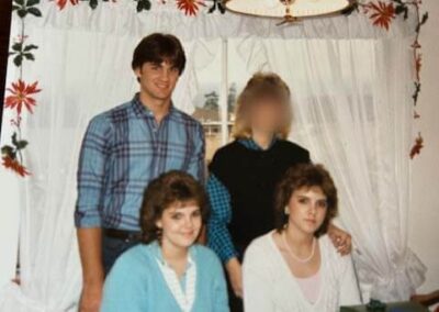 The Hansen siblings. From left to right: Donny, Jill, and Julie.