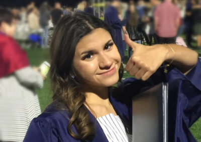 Rachel at her high school graduation