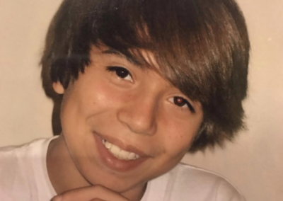 A childhood photo of Blake Robbins