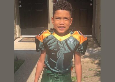 Jo-Jo in his football uniform