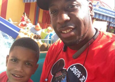 Joseph “Jo-Jo” King III and his father, Joseph King Jr.