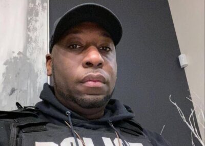 Joseph in his police uniform