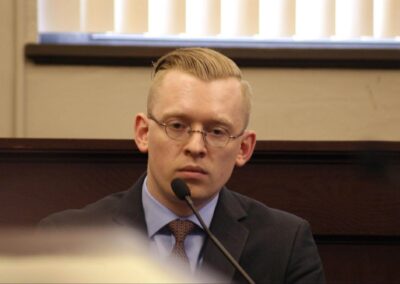 Adam Yoder at Katie’s trial