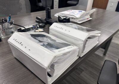 Stephanie’s case binders