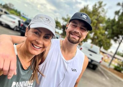 Spencer and his mother, Kelly