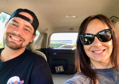 Spencer and his mother, Kelly