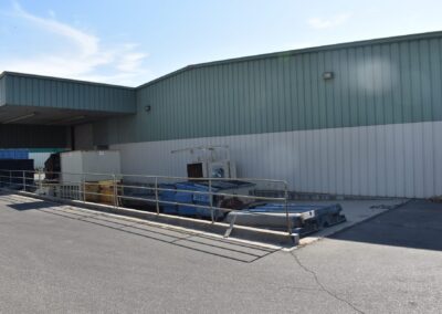 The loading dock where Spencer is found