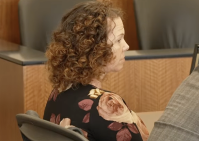 Meggan Sundwall during her trial